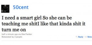 50cent worst celebrity tweets smart person