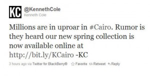 kenneth cole worst celebrity tweets