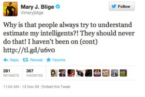 mary j blige worst celebrity tweets