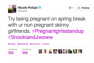 snookie worst celebrity tweets pregnant