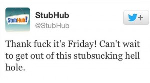 stubhub worst celebrity tweets