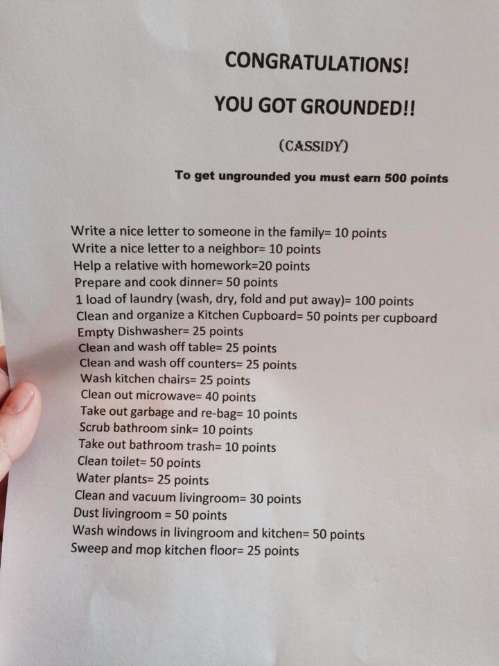 you got grounded game