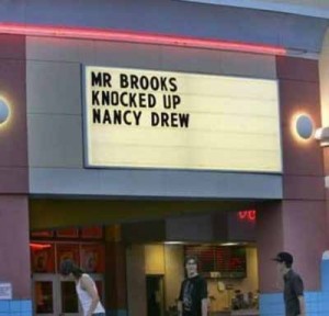 funny marquee titles